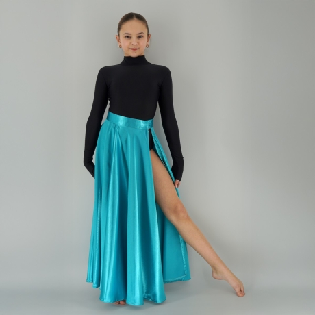 Turkusowa spódnica do Paso Doble